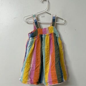 Tahari Multicolor Striped Kids Casual Dress